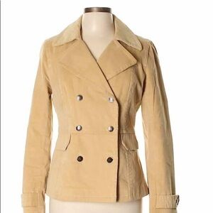NICOLE BY NICOLE MILLER size  10 beige velvet jacket in Excellent condition